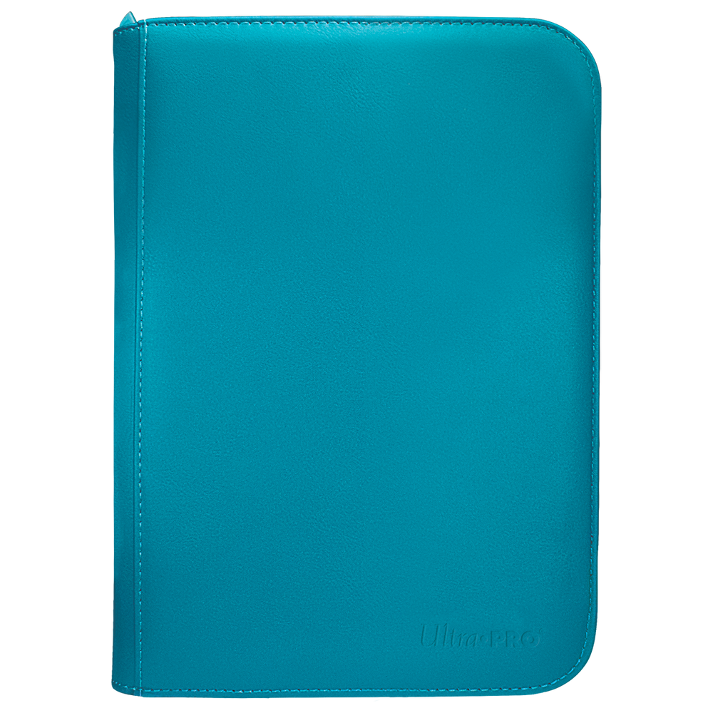 4-Pocket Ultra Pro Vivid Zippered Binder - Teal