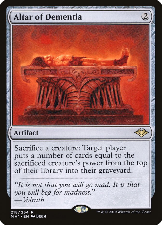 Altar of Dementia - Modern Horizons (MH1)