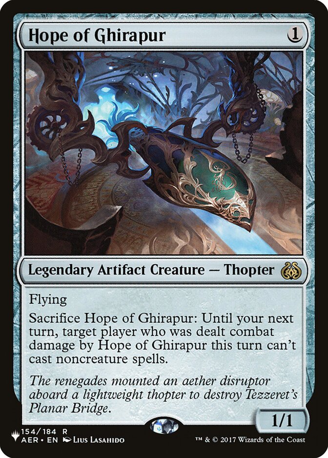 Hope of Ghirapur - The List (PLIST)