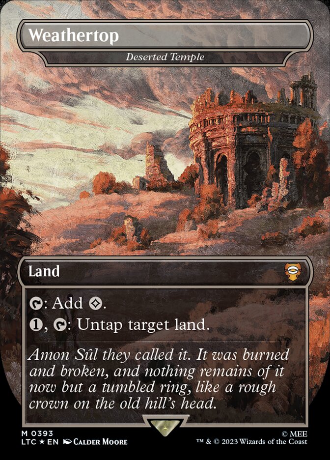 Weathertop - Deserted Temple (393) - Tales of Middle-earth Commander (LTC)