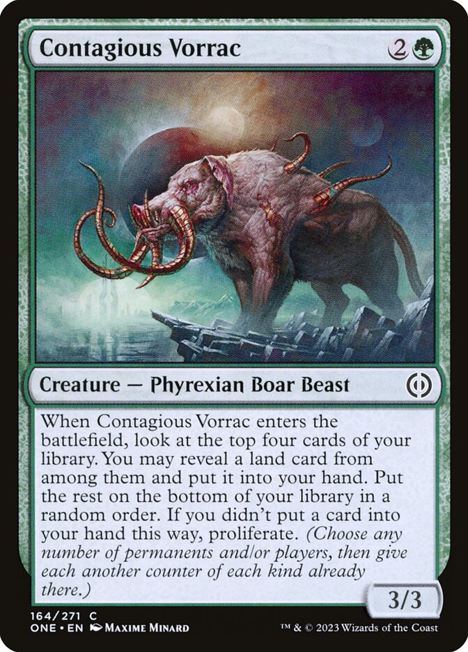 Contagious Vorrac - Phyrexia: All Will Be One (ONE)