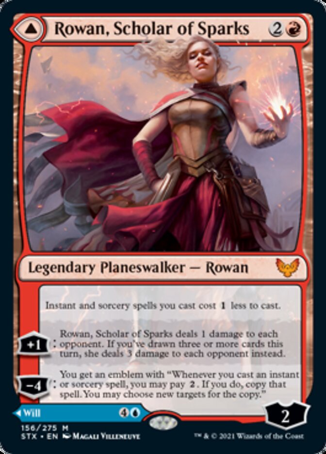 Rowan, Scholar of Sparks // Will, Scholar of Frost - Strixhaven: School of Mages (STX)
