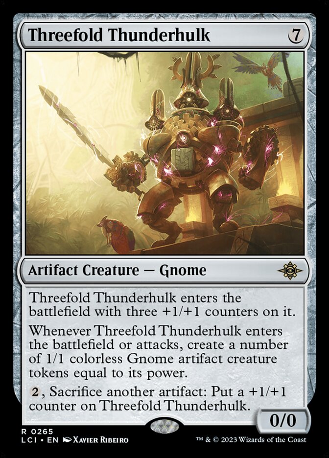 Threefold Thunderhulk - The Lost Caverns of Ixalan (LCI)