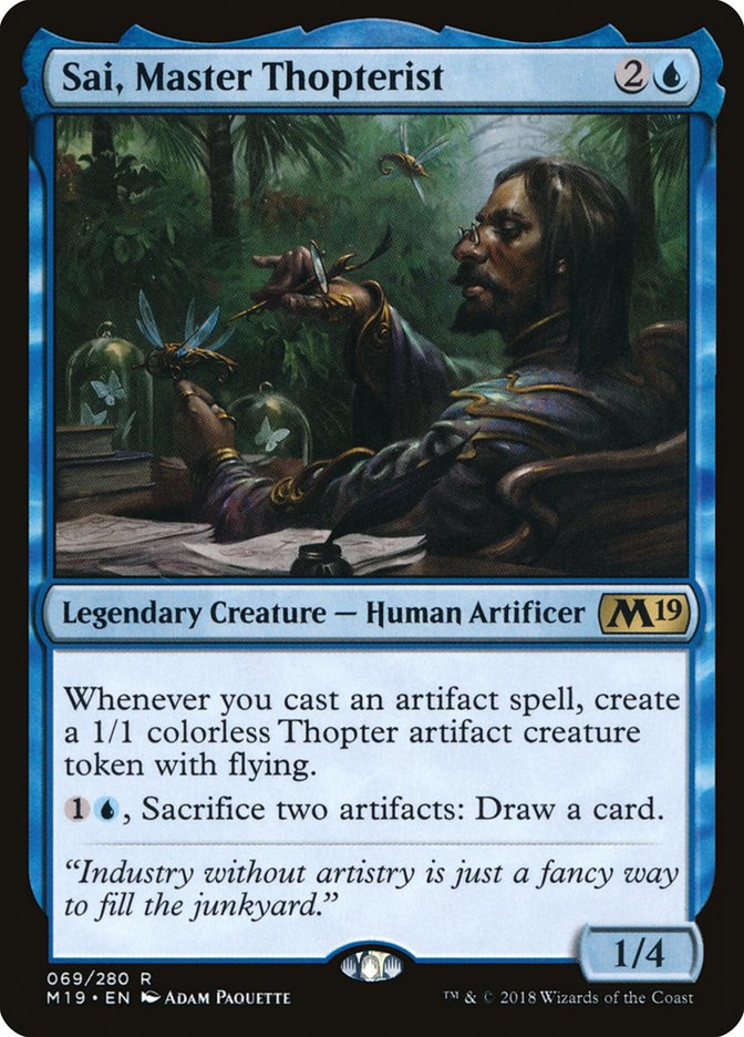 Sai, Master Thopterist - Core Set 2019 (M19)