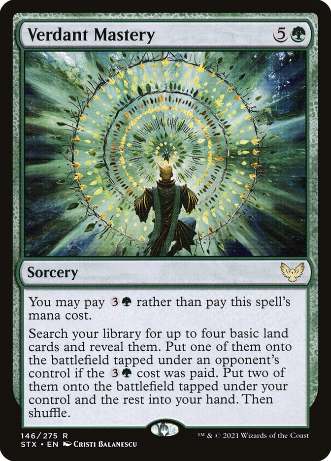 Verdant Mastery - Strixhaven: School of Mages (STX)