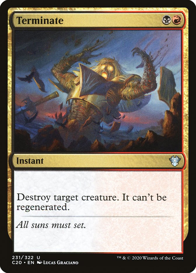 Terminate - Commander 2020 (C20)