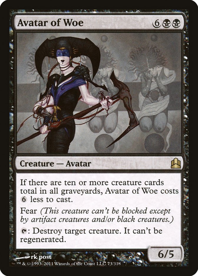 Avatar of Woe - Commander 2011 (CMD)