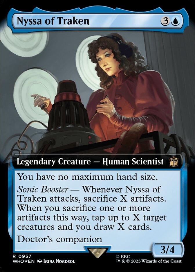 Nyssa of Traken - [Surge Foil, Extended Art] Doctor Who (WHO)