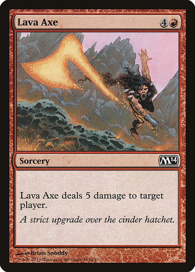 Lava Axe - Magic 2014 (M14)