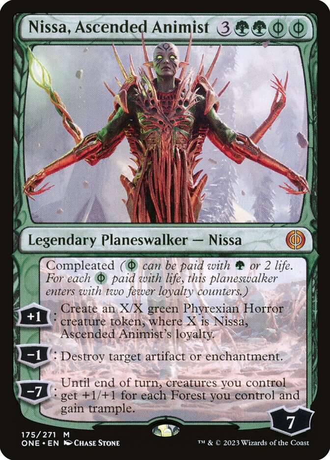 Nissa, Ascended Animist - Phyrexia: All Will Be One (ONE)