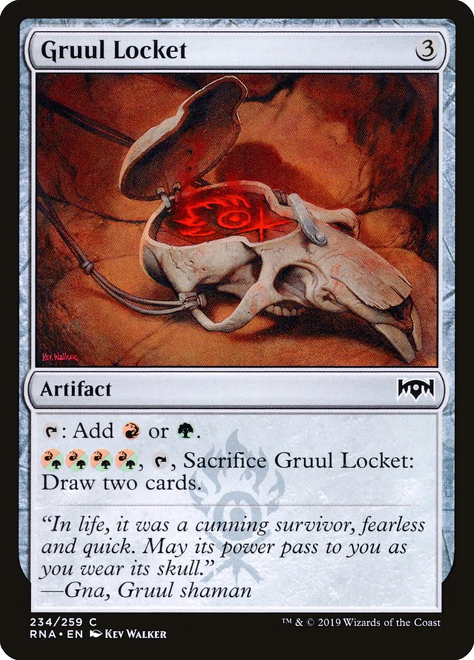 Gruul Locket - Ravnica Allegiance (RNA)