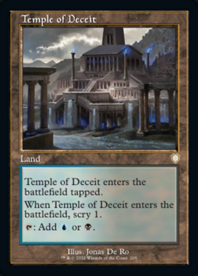 Temple of Deceit - The Brothers' War Commander (BRC)