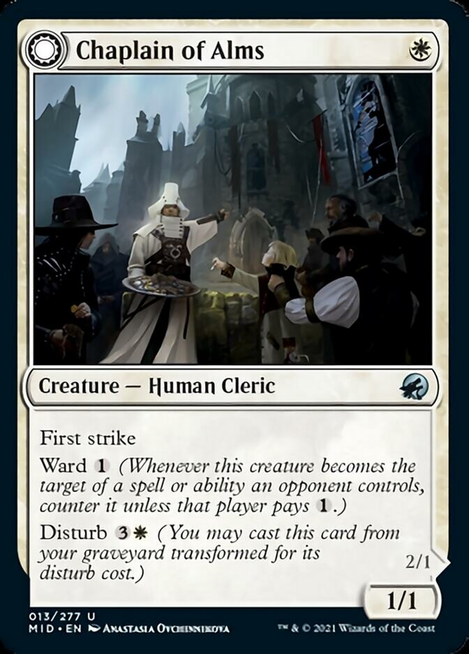 Chaplain of Alms // Chapel Shieldgeist - Innistrad: Midnight Hunt (MID)