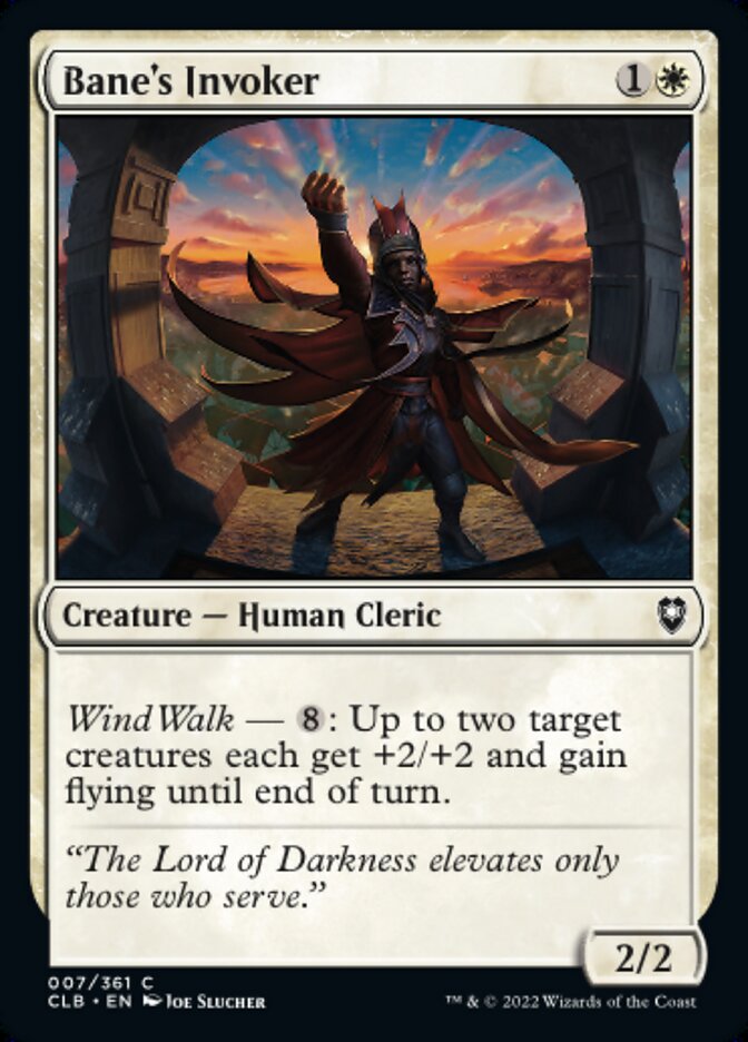 Bane's Invoker - Commander Legends: Battle for Baldur's Gate (CLB)