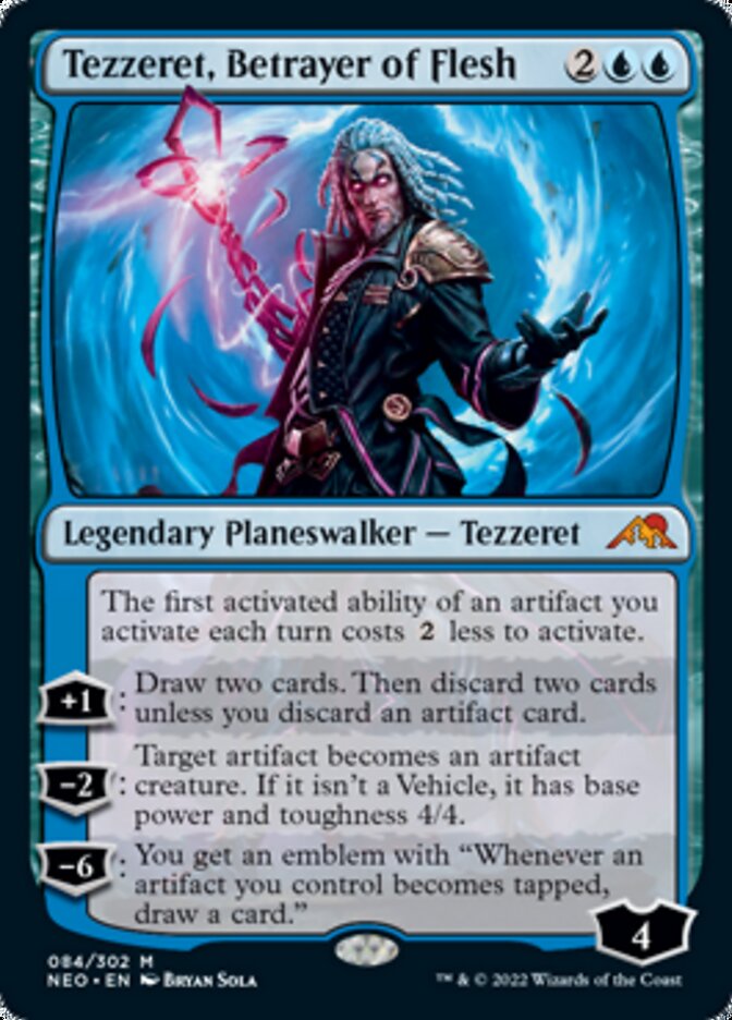 Tezzeret, Betrayer of Flesh - Kamigawa: Neon Dynasty (NEO)