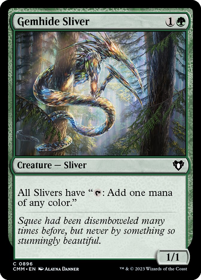 Gemhide Sliver - Commander Masters (CMM)