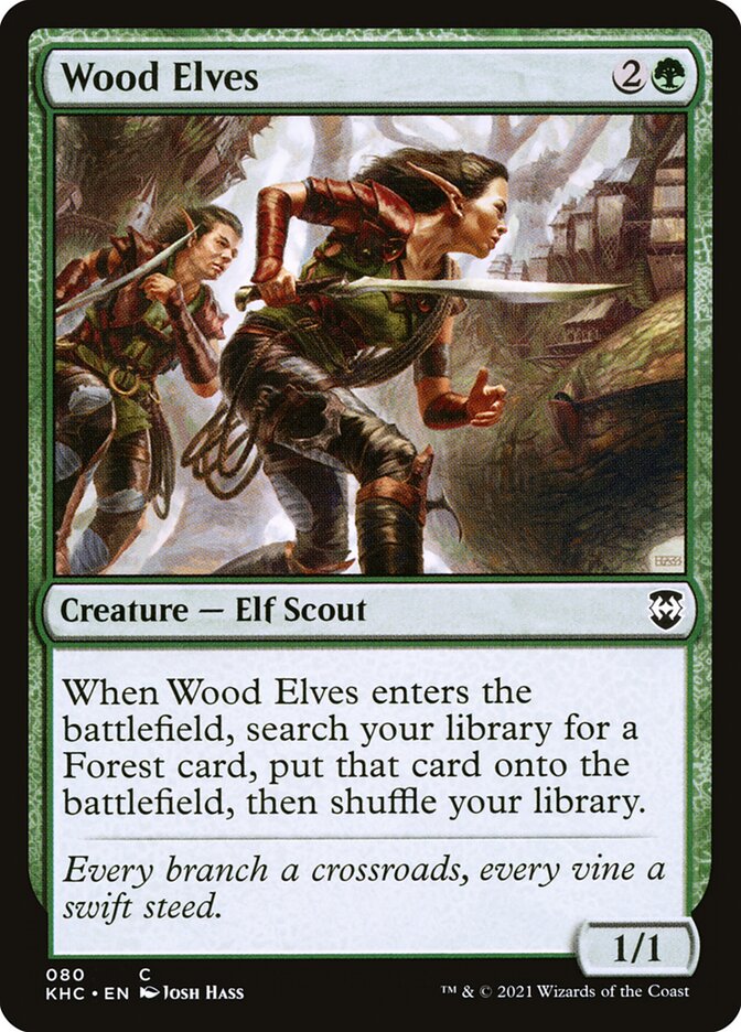 Wood Elves - Kaldheim Commander (KHC)