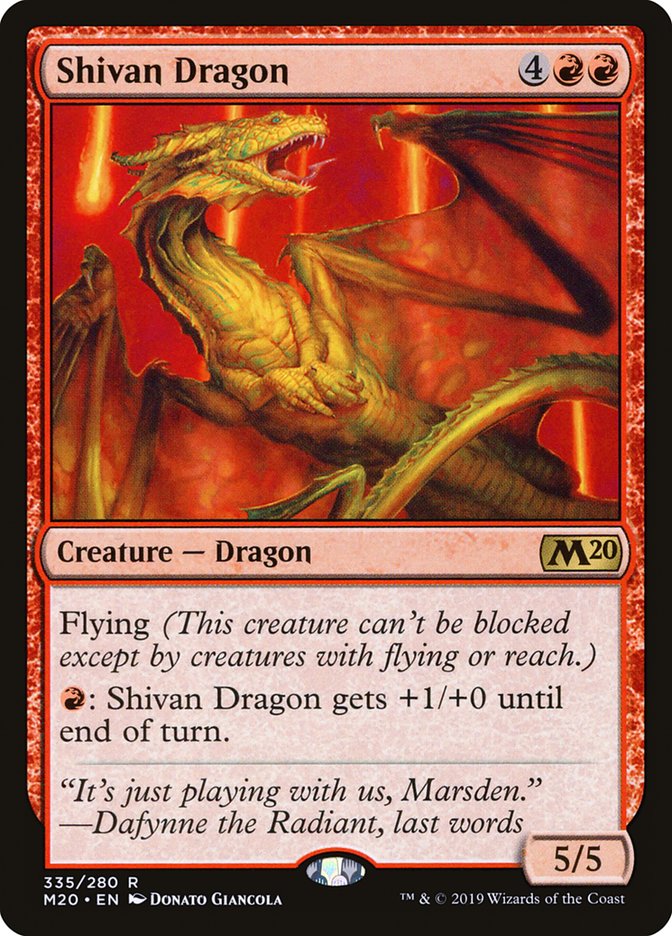 Shivan Dragon - Core Set 2020 (M20)