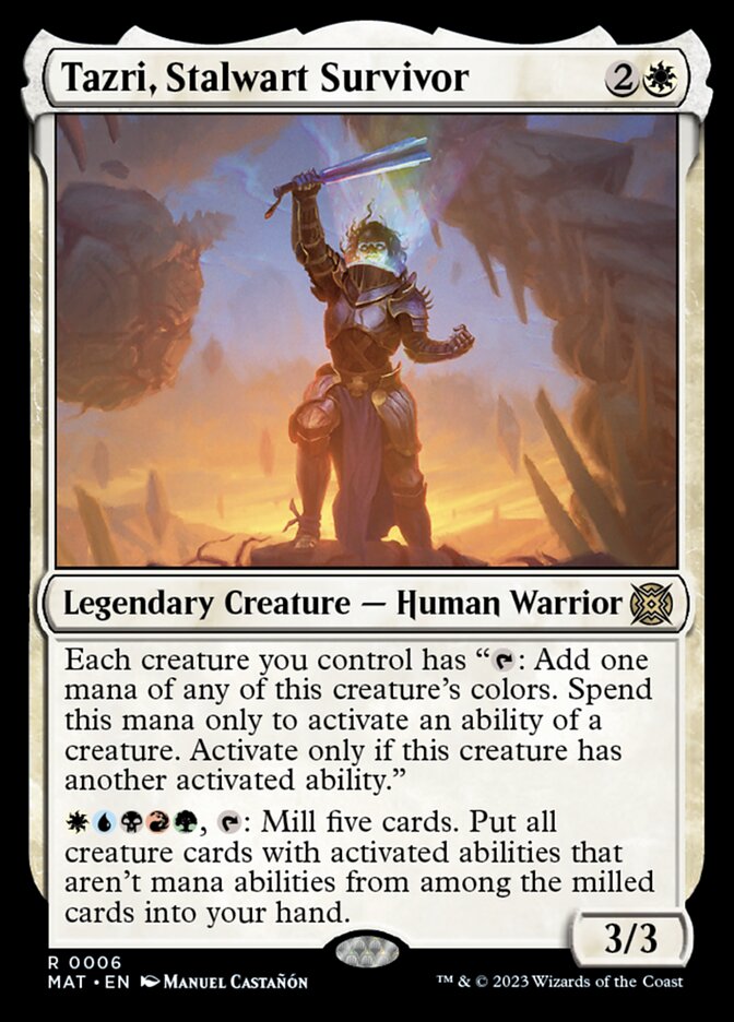 Tazri, Stalwart Survivor (6) - March of the Machine: The Aftermath (MAT)