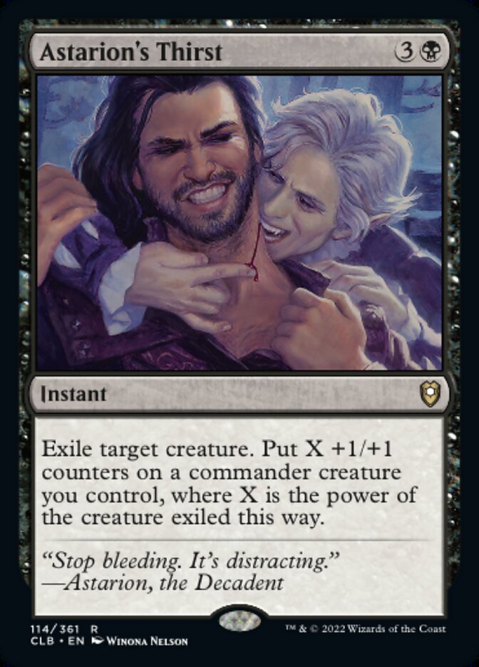 Astarion's Thirst - Commander Legends: Battle for Baldur's Gate (CLB)