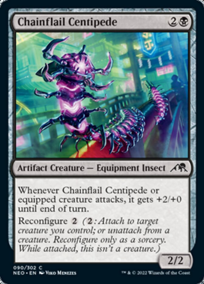 Chainflail Centipede - Kamigawa: Neon Dynasty (NEO)