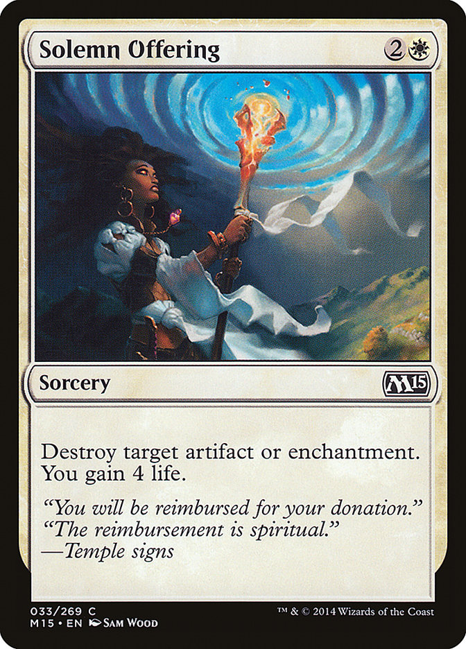Solemn Offering - Magic 2015 (M15)