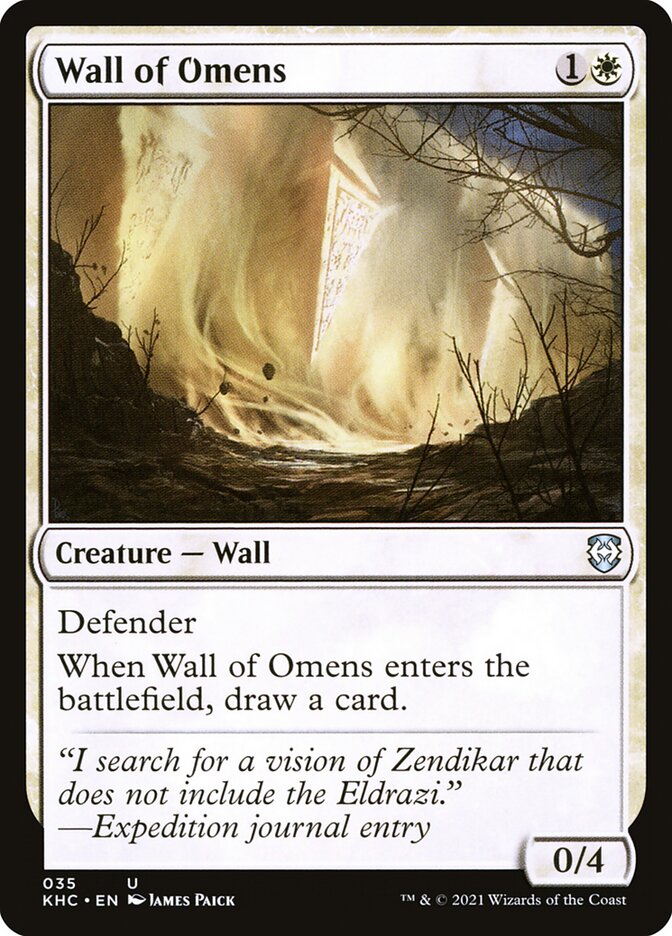 Wall of Omens - Kaldheim Commander (KHC)