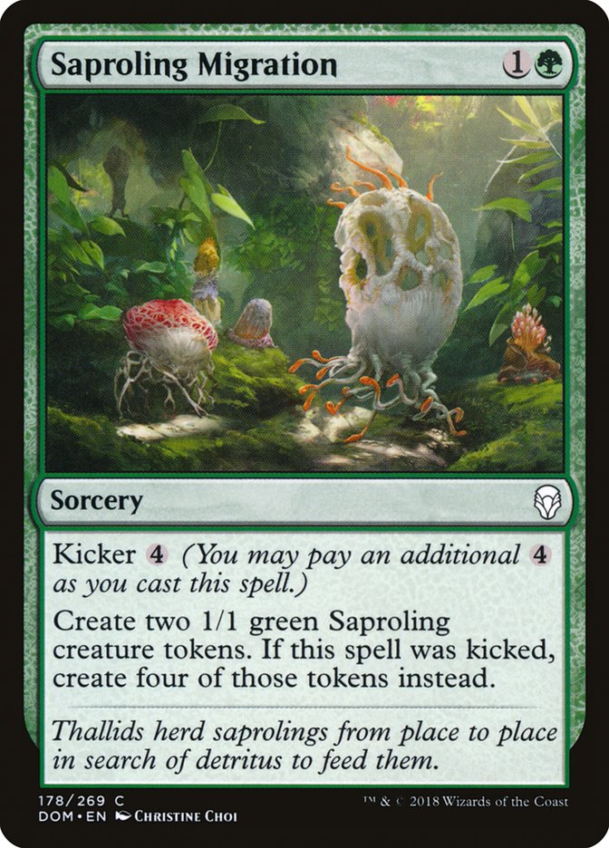 Saproling Migration - Dominaria (DOM)