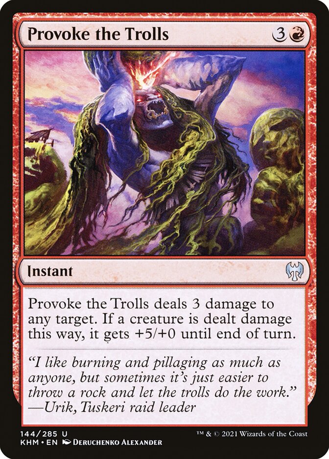 Provoke the Trolls - Kaldheim (KHM)