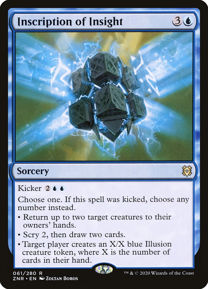 Inscription of Insight - Zendikar Rising