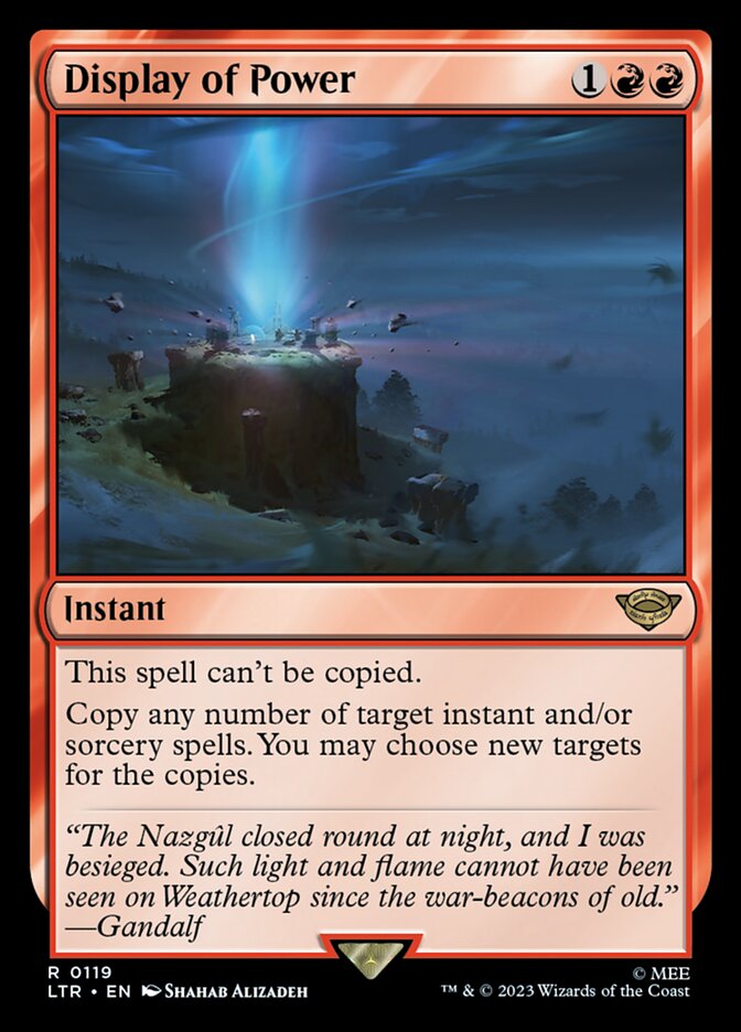 Display of Power - The Lord of the Rings: Tales of Middle-earth (LTR)