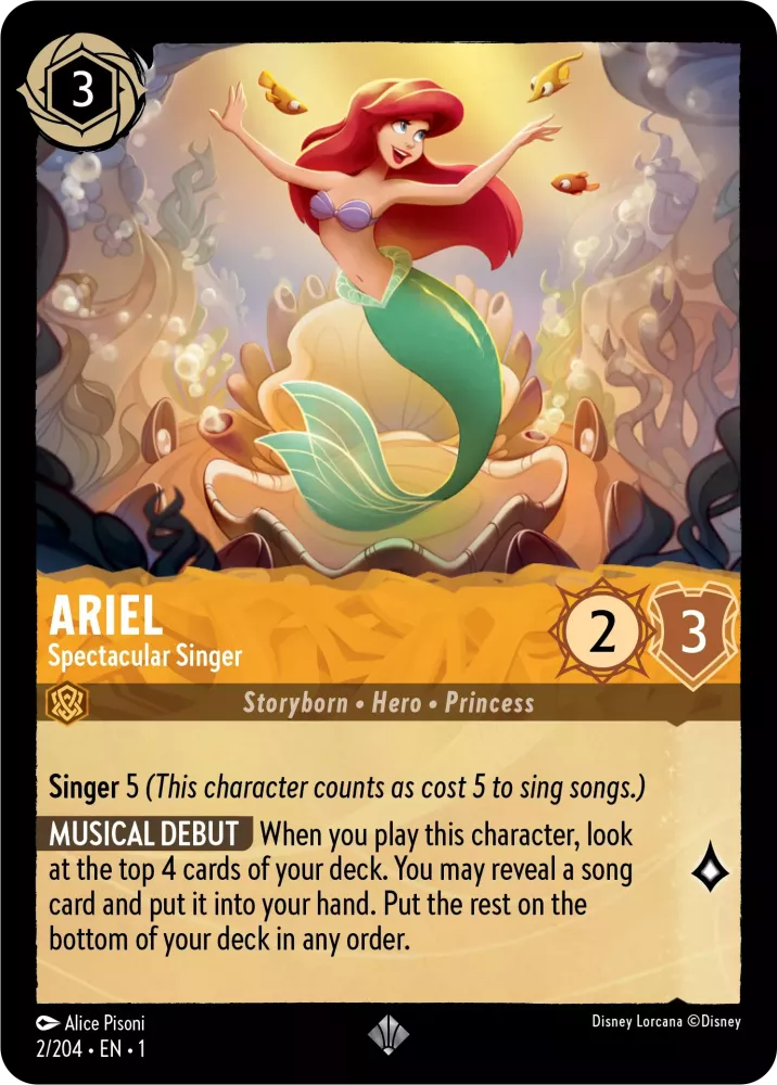 Ariel - Spectacular Singer - [Foil] The First Chapter (1)