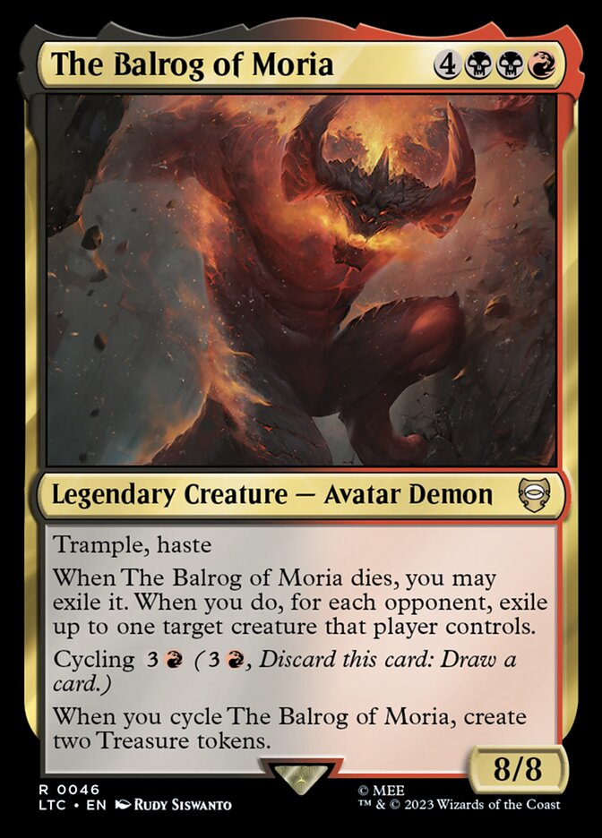 The Balrog of Moria - Tales of Middle-earth Commander (LTC)