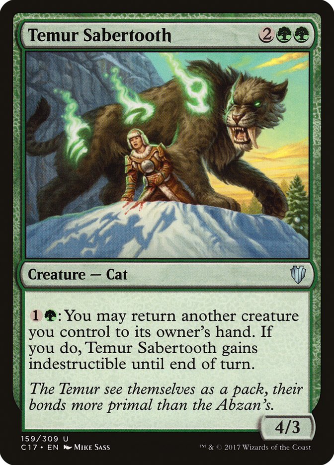 Temur Sabertooth - Commander 2017 (C17)