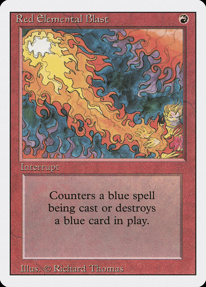 Red Elemental Blast - Revised Edition (3ED)