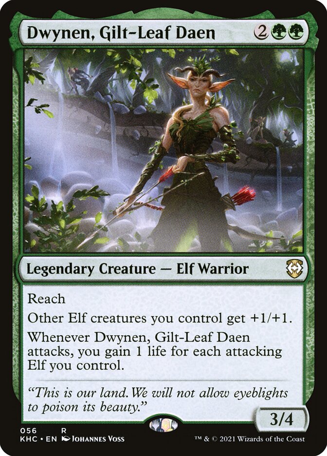 Dwynen, Gilt-Leaf Daen - Kaldheim Commander (KHC)