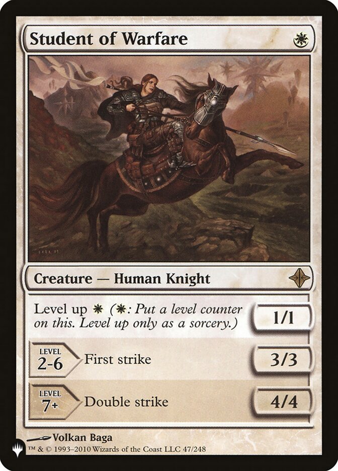 Student of Warfare - The List (PLIST)