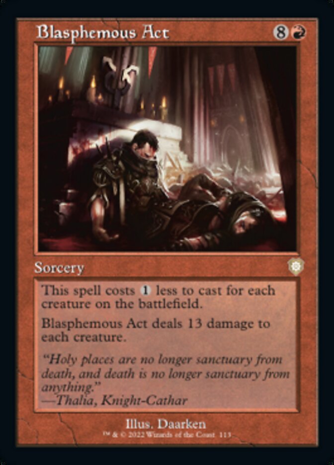 Blasphemous Act - The Brothers' War Commander (BRC)