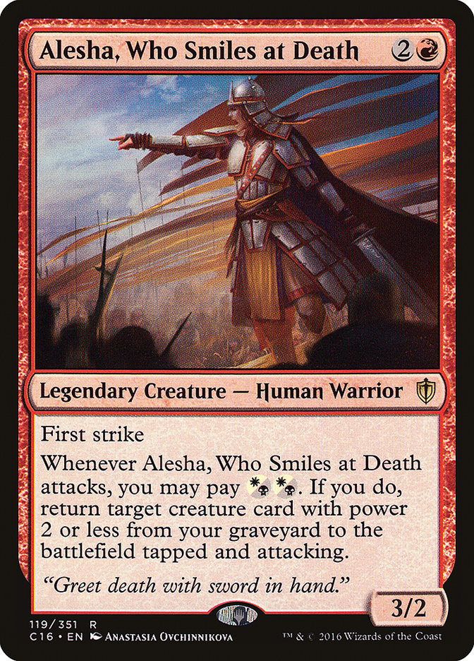 Alesha, Who Smiles at Death - Commander 2016 (C16)