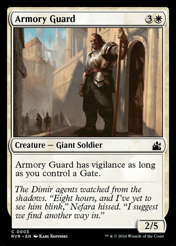Armory Guard - Ravnica Remastered (RVR)