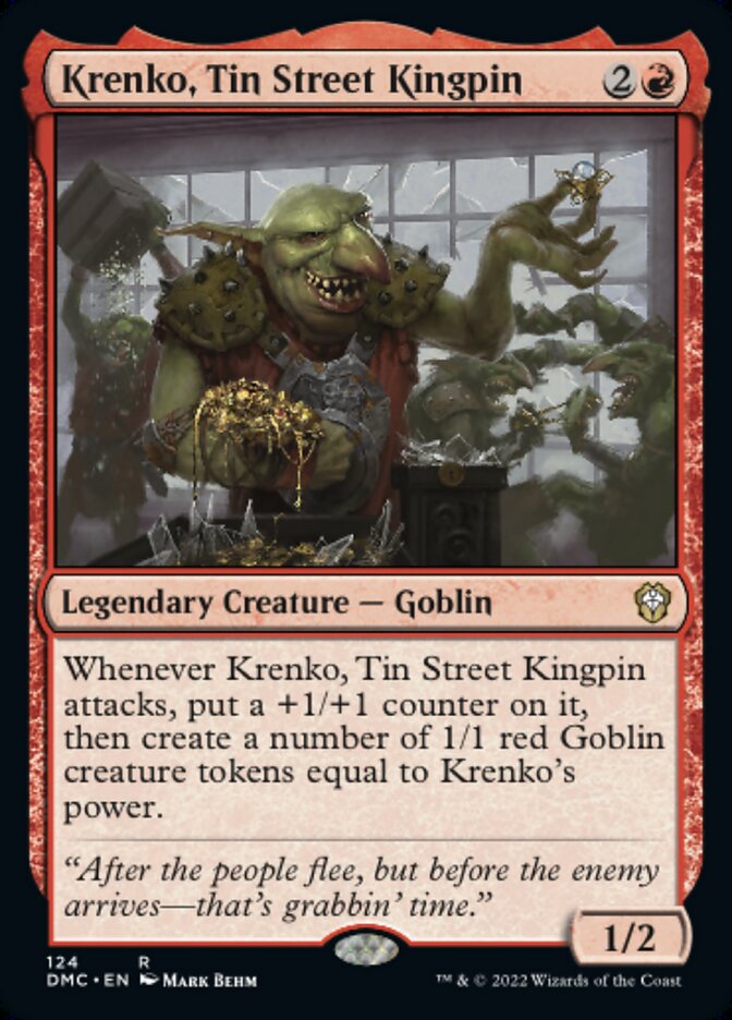 Krenko, Tin Street Kingpin - Dominaria United Commander (DMC)