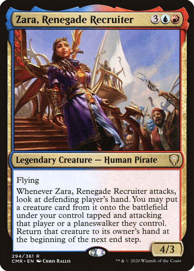 Zara, Renegade Recruiter - Commander Legends (CMR)