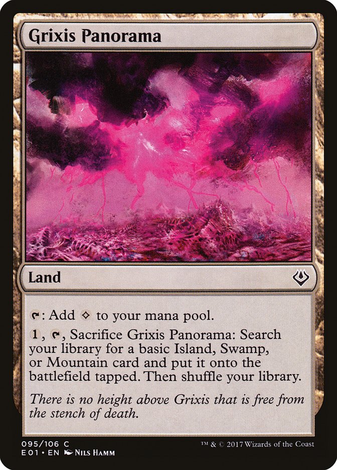 Grixis Panorama - Archenemy: Nicol Bolas (E01)