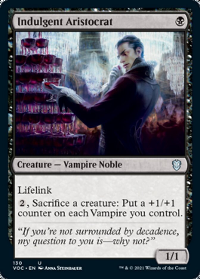 Indulgent Aristocrat - Crimson Vow Commander (VOC)
