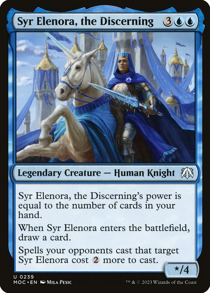 Syr Elenora, the Discerning - March of the Machine Commander (MOC)