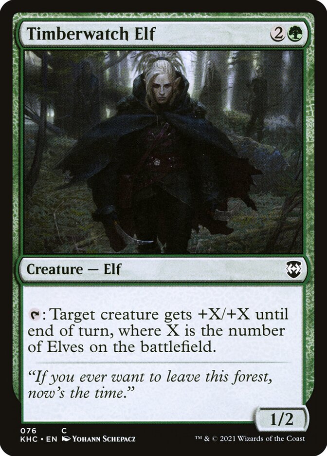 Timberwatch Elf - Kaldheim Commander (KHC)