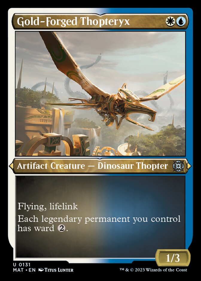 Gold-Forged Thopteryx (131) - March of the Machine: The Aftermath (MAT)