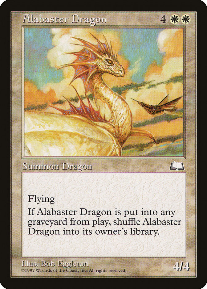 Alabaster Dragon - Weatherlight (WTH)