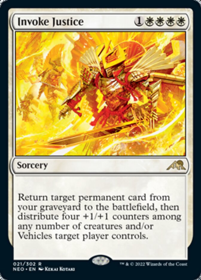 Invoke Justice - Kamigawa: Neon Dynasty (NEO)