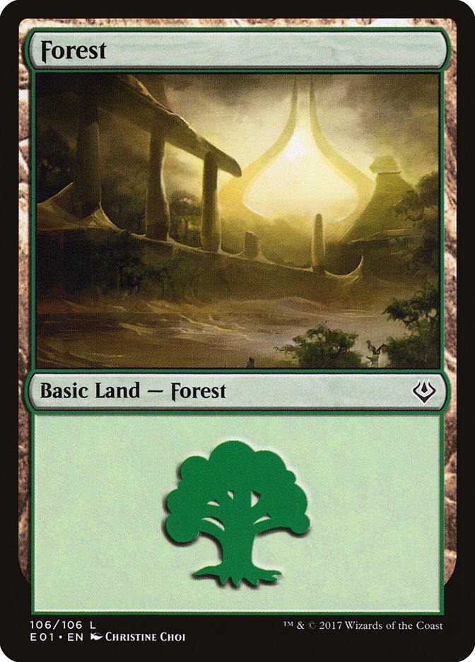 Forest (106) - Archenemy: Nicol Bolas (E01)
